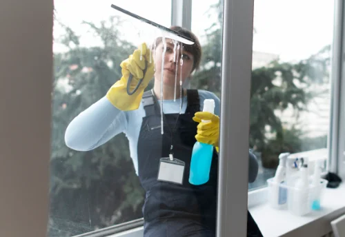Nettoyage de vitres intérieures et extérieures à Fougax-et-Barrineuf